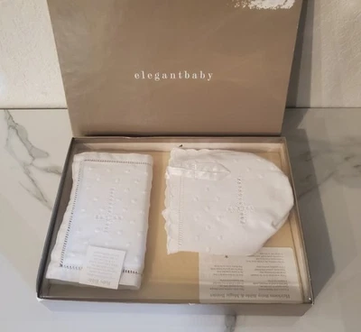 Elegante Conjunto de Regalo de Bautizo Biblia y Gorro Mágico Bebé Reliquia Bebé - Nuevo, Caja Foto 1 de 4