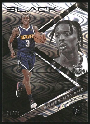 2021-22 Panini Black Silver #82 Bones Hyland /75 - Image 1 of 2