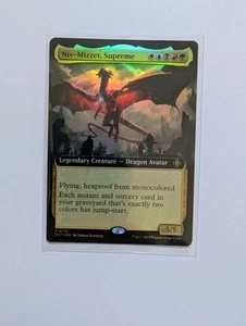 Lámina de arte extendida MTG Niz-Mizzet Supreme March of the Machines MAT R 0175 Magic - Imagen 1 de 2