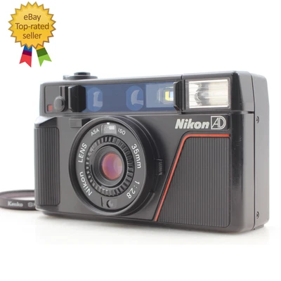 【NEAR MINT】 Nikon L35 AD ISO 1000 Pikaichi Point & Shoot Film Camera From JAPAN - Image 1 of 4