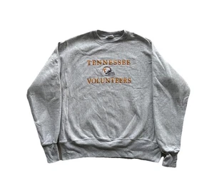 Vintage Champion Reverse Weave Tennessee Volunteers Sweatshirt Medium Gray 90s - Picture 1 of 8
