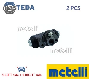 04-0072 DRUM WHEEL BRAKE CYLINDER PAIR REAR METELLI 2PCS FOR YUGO TEMPO - Picture 1 of 5