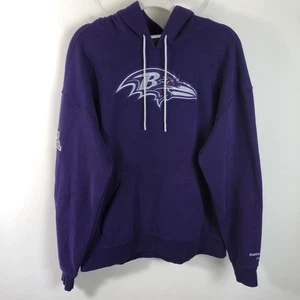 Baltimore Ravens Fanatics Signature NFL Pullover Sweatshirt Hoodie Sz L Purple - Picture 1 of 17