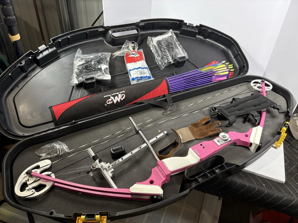 Arco Génesis Rosa Con Estuche Plano Modelo 1109 Y Accesorios Foto 1 de 4