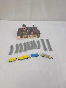 Vintage Micro Machines 1989 Central Station and Union Pacific Trains With Tracks - Picture 1 of 10