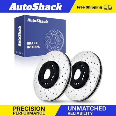 Front Drilled Slotted Brake Rotors for Lexus SC430 GS300 SC400 GS430 IS300 Foto 1 de 4