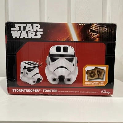 Star Wars Stormtrooper Helmet Toaster Galactic Empire Icon 2 Slice Counter RARE - Image 1 of 4