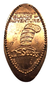 RETIRADO Universal's Islands of Adventure Dr. Seuss Sombrero Alargado Cobre Centavo-CRC - Imagen 1 de 2