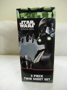 Star Wars Rogue One TWIN SINGLE SIZE Sheet Set Disney MICROFIBER - Picture 1 of 10