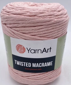 YarnArt Twisted Macrame Cord Rope - 4mm - 1 x 500g Roll - 762 Pink - Picture 1 of 9