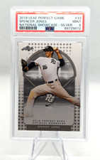 Spencer Jones PSA 9 2018 Leaf Perfect Game Nation Showcase Silver #33 Yankees 