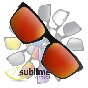 POLARIZED Metallic Red Replacement Lenses - Oakley Sliver ~ also fits F OO9262 - Picture 1 of 5