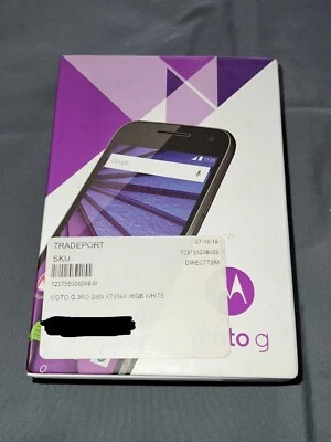 Motorola Moto G 3rd Gen XT1548  16GB  4G LTE  White New in Box Republic Wireless - Image 1 of 3