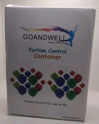 Portion Control Containers Go And Well Set Of 28 Containers And Lids Weight Loss - Image 1 of 4