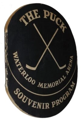 Original 1946-47 Twin-City All Stars Program THE PUCK Waterloo ONTARIO Sawchuk - Image 1 of 4