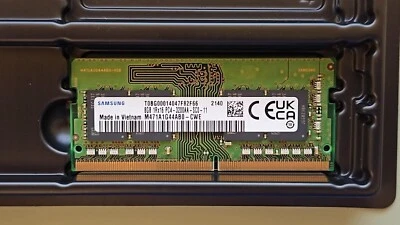 8GB 1Rx16 PC4 3200AA DDR4 Memory KRVFX SODIMM - Image 1 of 2