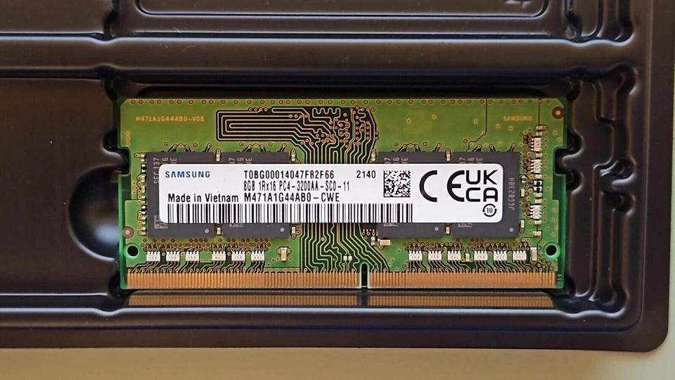 8GB 1Rx16 PC4 3200AA DDR4 Memory KRVFX SODIMM - Image 1 of 2