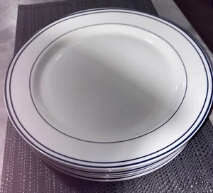 Food Network CAFE BLAU Speiseteller 10 3/4" Porzellan Ex. Gebrauchter Zustand. - Bild 1 von 3