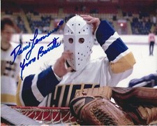Yvon Barrette Denis Lemieux   Autographed 8x10  Slap Shot  Free Shipping  #6