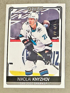 2021-22 OPC - FAN FAVS 1/1 Gold Foil Stamp CUSTOM Nikolai Knyzhov #334 *9057