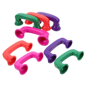 8pcs Plastic Whisper Phone Kids Hearing Feedback Reading Phone Toddler Mobile Phone - Picture 1 of 12