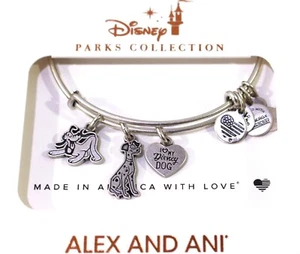 Disney Alex & Ani I Love My Disney Dogs Bracelet Pluto 101 Dalmatian Bangle - Picture 1 of 4