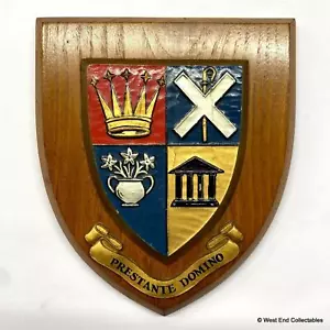 Old High School of Dundee Wall Plaque Shield Crest Arms Graduation Gift A - Picture 1 of 3
