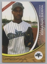 Edwardo Sierra Tulsa Drillers 2005 DAV Minor League Baseball Card