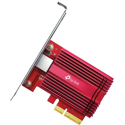 TP-Link TX401 10 Gigabit PCI Express, LAN-Adapter, rot - Bild 1 von 4