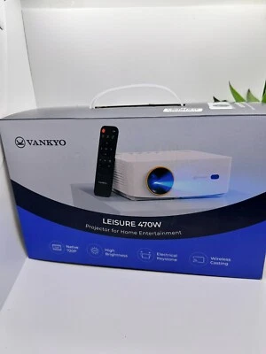 Vankyo Leisure 470W 720P Portable Projector with Wireless Connectivity - Image 1 of 3