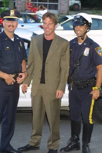 Dennis Quaid and Southampton police during Private screening of "D- Old Photo - Picture 1 of 1