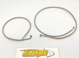 Streamline Steel Braided Clear Rear Brake Line Left Right +.5 CanAm Renegade XXC - Picture 1 of 1