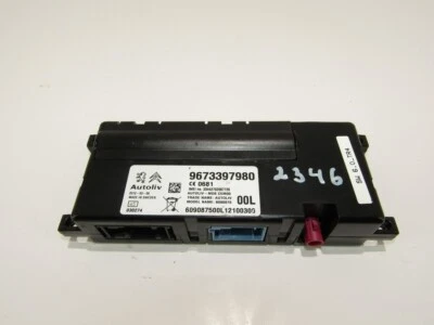 PEUGEOT 3008 HYBRID4 2012 BLUETOOTH CONTROL ECU UNIT MODULE 9673397980 - Image 1 of 4