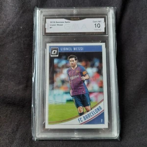 Lionel Messi 2018 Panini Donruss #1 Graded Soccer Football GMA 10 - Bild 1 von 2
