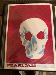 Pearl Jam Dallas 2003 Official Screen Print Poster 17,5x24 Ames Design - MINT - Bild 1 von 1