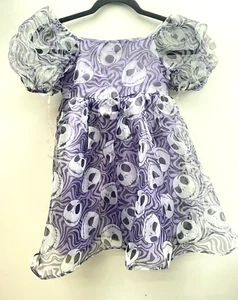 Jack Skellington Purple dress size XL (14) - Picture 1 of 8