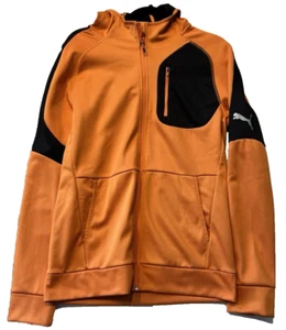 Puma Men's Way 1 Perforrmance Full-Zip Hoodie Sweatshirt Size M Orange 580110 - Picture 1 of 9