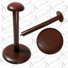 Wooden Helmet Stand Display Post for Medieval Helmets - Foldable Wood stand