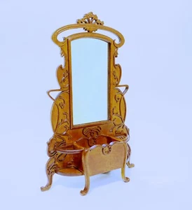 Casa delle Bambole Miniatura Guardie Art Noveau Hall Stand Scala 1:12 - Foto 1 di 5