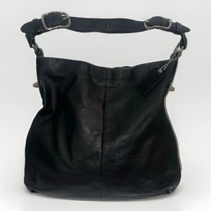 Coach Shoulder Length Purse Polka Dot J0969-14502 Black - Picture 1 of 10