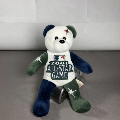 2001 MLB All-Star Game Seattle Mariners - Team ML Beans Authentic Plush Bear Cover