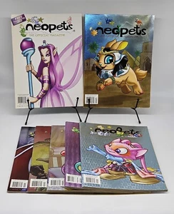 Neopets Amtszeitschrift Lot 7 mit Plakaten Ausgaben 9 11 12 13 14 15 18 2005 06 - Bild 1 von 15