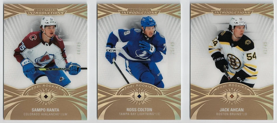 2021-22 Ultimate Collection Introductions Rookies Gold #/49 Pick From List !! - Image 1 of 1