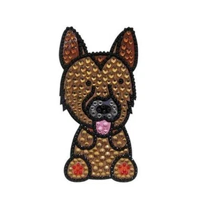German Shepherd Rhinestone Decal Sticker - Picture 1 of 1