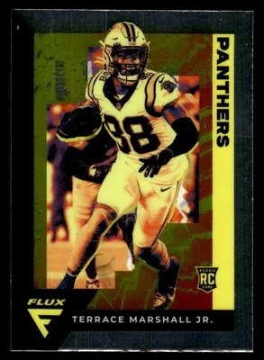 2021 Chronicles Flux #FX-16 Terrace Marshall Jr Rookie PANTHERS - Image 1 of 2