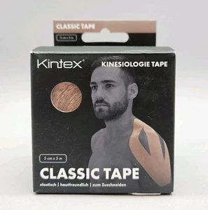 Kintex Kinesio Tape hautfreundlich wasserfest 5cm x 5m Braun Bronze - Bild 1 von 2