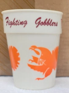 Vintage 1970s/80 Virginia Tech FIGHTING GOBBLERS NCAA Stadium Cup Hokies - Bild 1 von 6