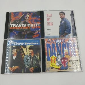 4 Country Music CDs Travis Tritt Billy Ray Cyrus Every Brothers America's Dancin - Picture 1 of 18