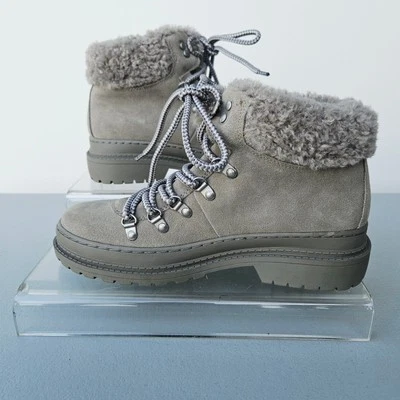 Splendid Yvette Boots Leather Faux Fur Lined Ankle Boots Size 7.5 - Image 1 of 4