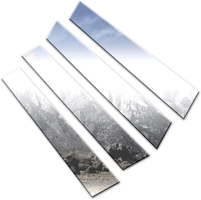 4 piezas. Borde de poste de pilar cromado FX de lujo para Infiniti M56 2011-2013 4 puertas Foto 1 de 3